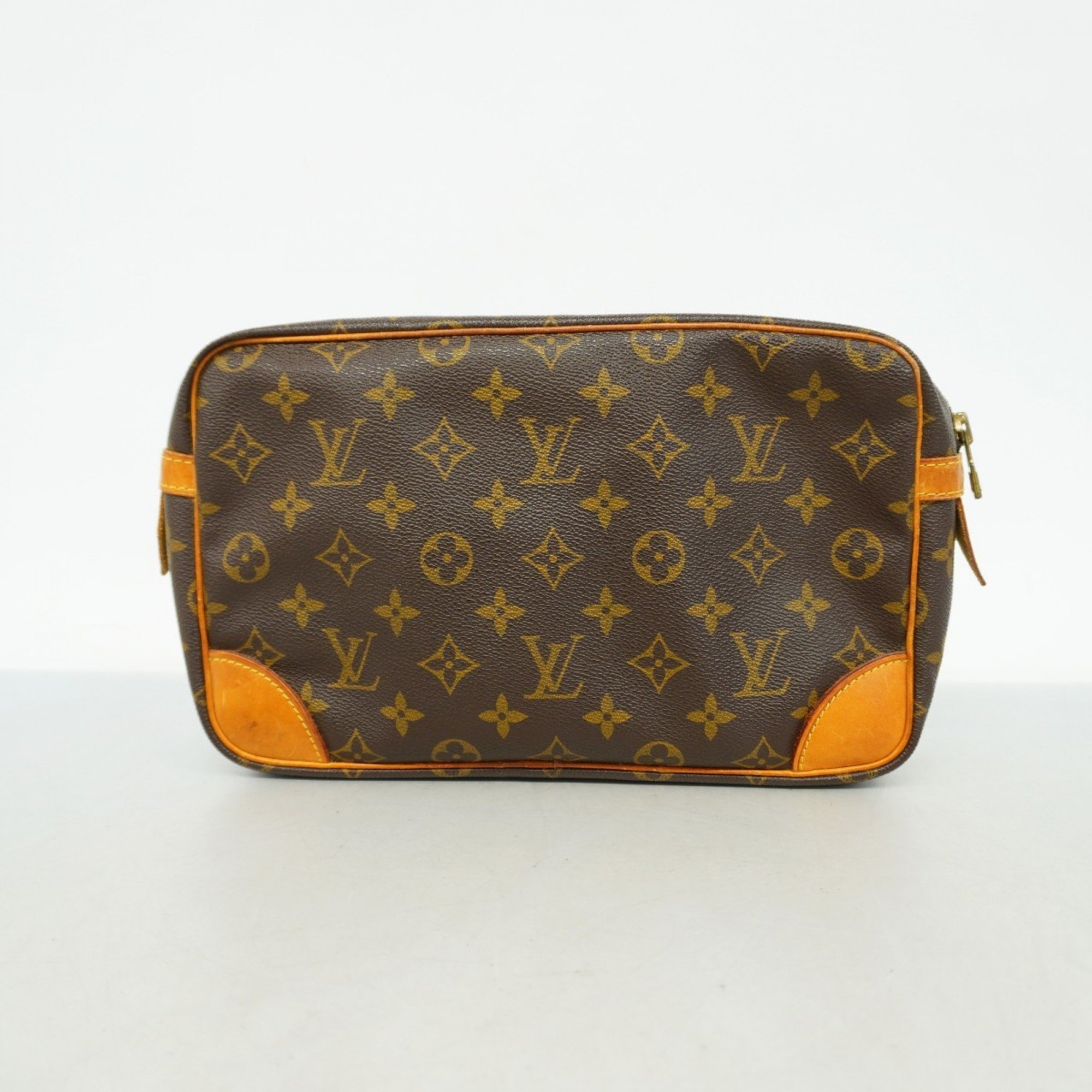 Louis Vuitton Clutch Bag Monogram Compiegne 28 M51845 Brown Men's Women's