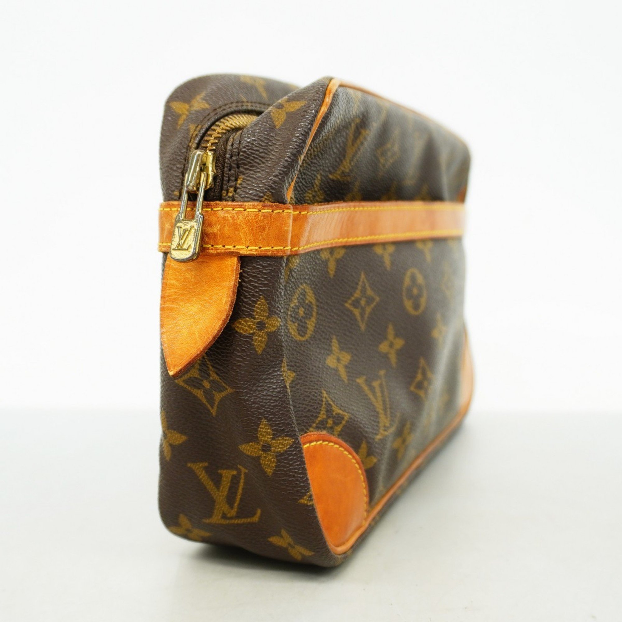 Louis Vuitton Clutch Bag Monogram Compiegne 28 M51845 Brown Men's Women's