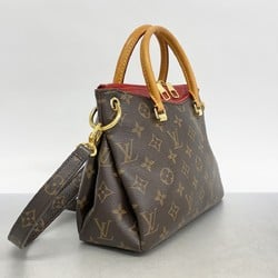 Louis Vuitton Handbag Monogram Pallas BB M41241 Brown Cerise Ladies