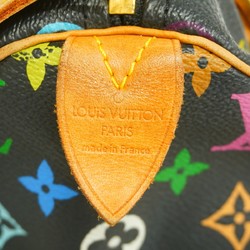 Louis Vuitton Handbag Monogram Multicolor Speedy 30 M92642 Noir Ladies