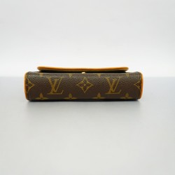 Louis Vuitton Waist Bag Monogram Pochette Florentine M51855 Brown Women's