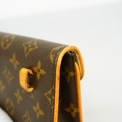 Louis Vuitton Waist Bag Monogram Pochette Florentine M51855 Brown Women's