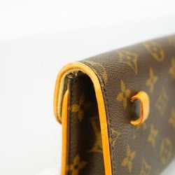 Louis Vuitton Waist Bag Monogram Pochette Florentine M51855 Brown Women's