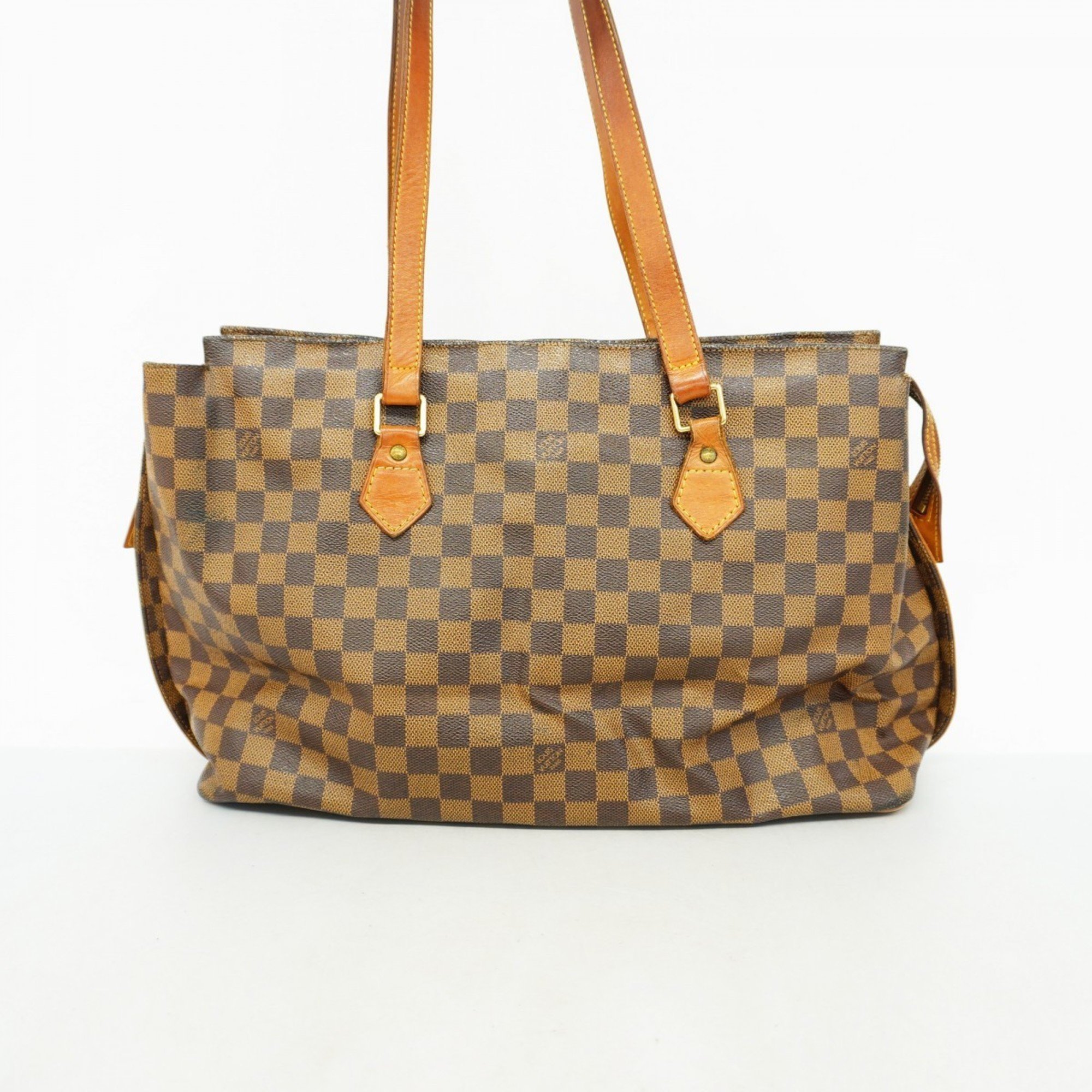 Louis Vuitton Tote Bag Damier Colombine N99037 Ebene Ladies