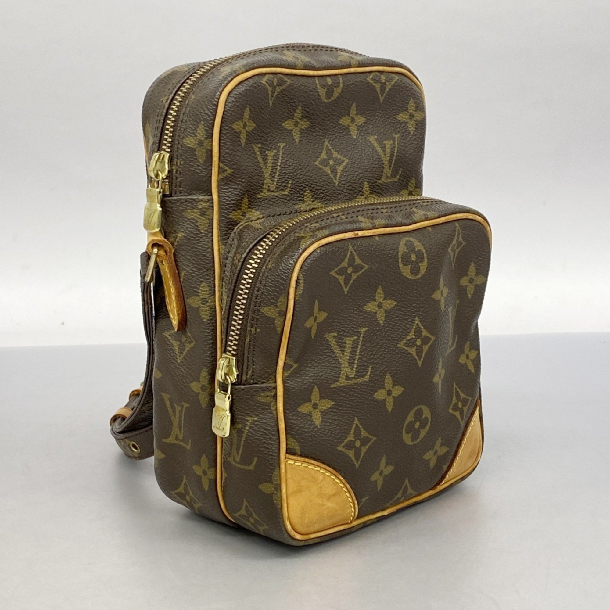 Louis Vuitton Shoulder Bag Monogram Amazon M45236 Brown Ladies