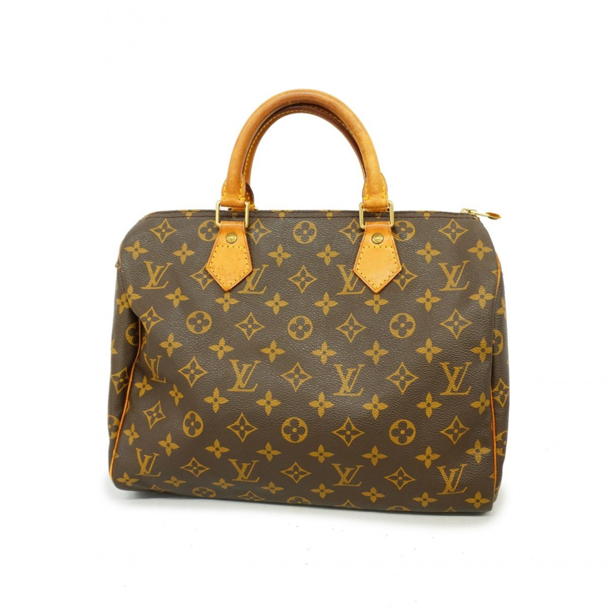 Louis Vuitton Handbag Monogram Speedy 30 M41108 Brown Ladies