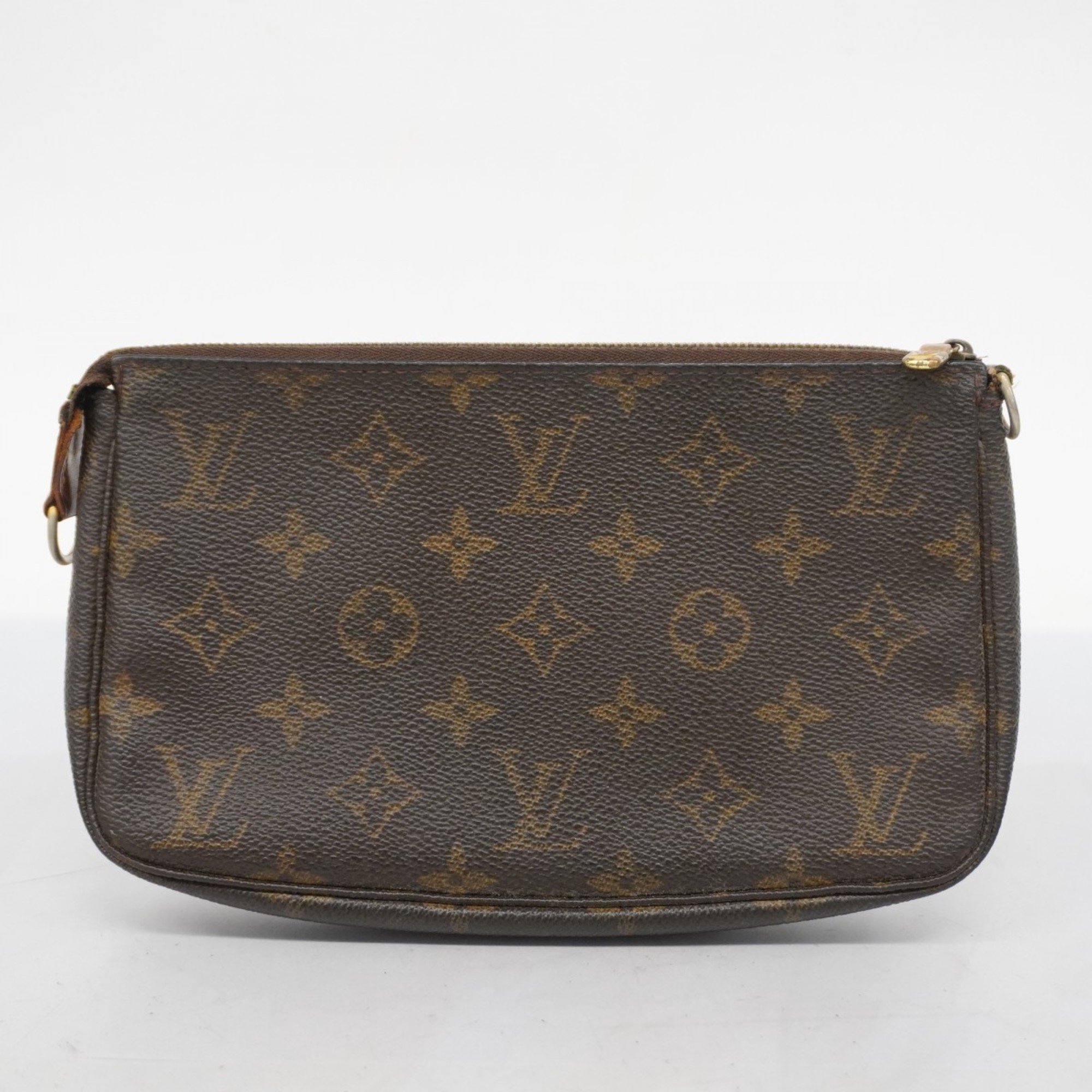 Louis Vuitton Pouch Monogram Pochette Accessoires M51980 Brown Women's