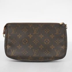 Louis Vuitton Pouch Monogram Pochette Accessoires M51980 Brown Women's