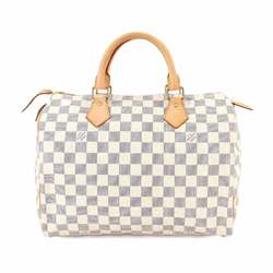 Louis Vuitton Damier Azur Speedy 30 Handbag N41533 Gold Hardware