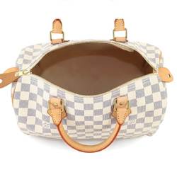 Louis Vuitton Damier Azur Speedy 30 Handbag N41533 Gold Hardware