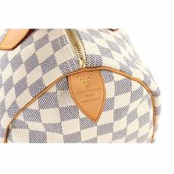 Louis Vuitton Damier Azur Speedy 30 Handbag N41533 Gold Hardware