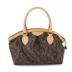 Louis Vuitton LOUIS VUITTON Monogram Tivoli PM Handbag Brown M40143 Gold Hardware