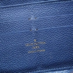 Louis Vuitton Long Wallet Monogram Empreinte Zippy M41857 Denim Ankle Ladies