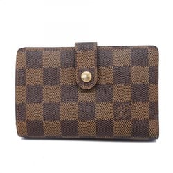 Louis Vuitton Wallet Damier Portefeuille Vienne N61674 Ebene Ladies