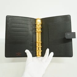 Louis Vuitton Notebook Cover Epi Agenda MM R20202 Noir Men's and Women's