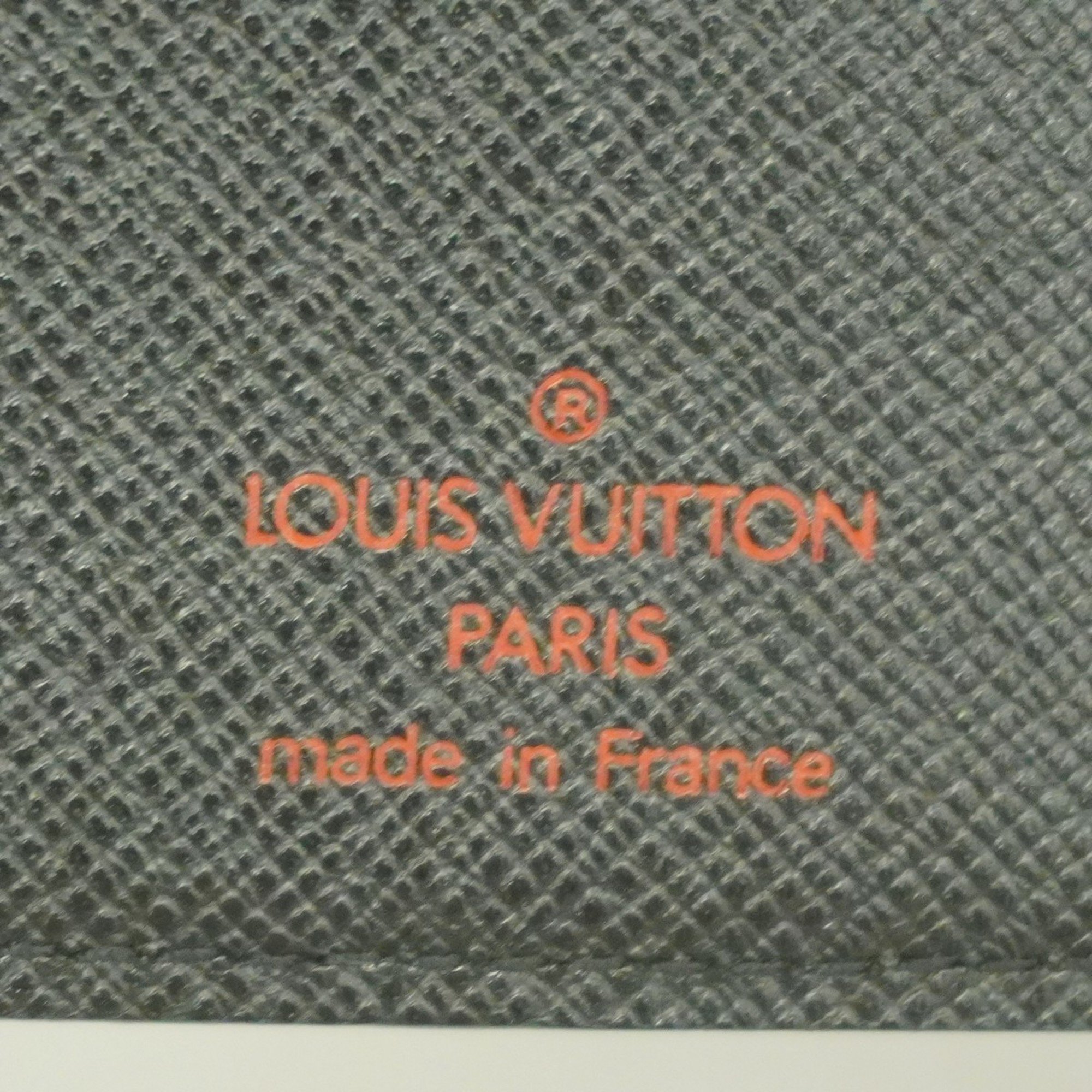 Louis Vuitton Notebook Cover Epi Agenda MM R20202 Noir Men's and Women's