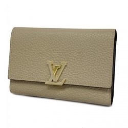 Louis Vuitton Tri-fold Wallet Taurillon Portefeuille Capucines Compact M62159 Galle Ladies