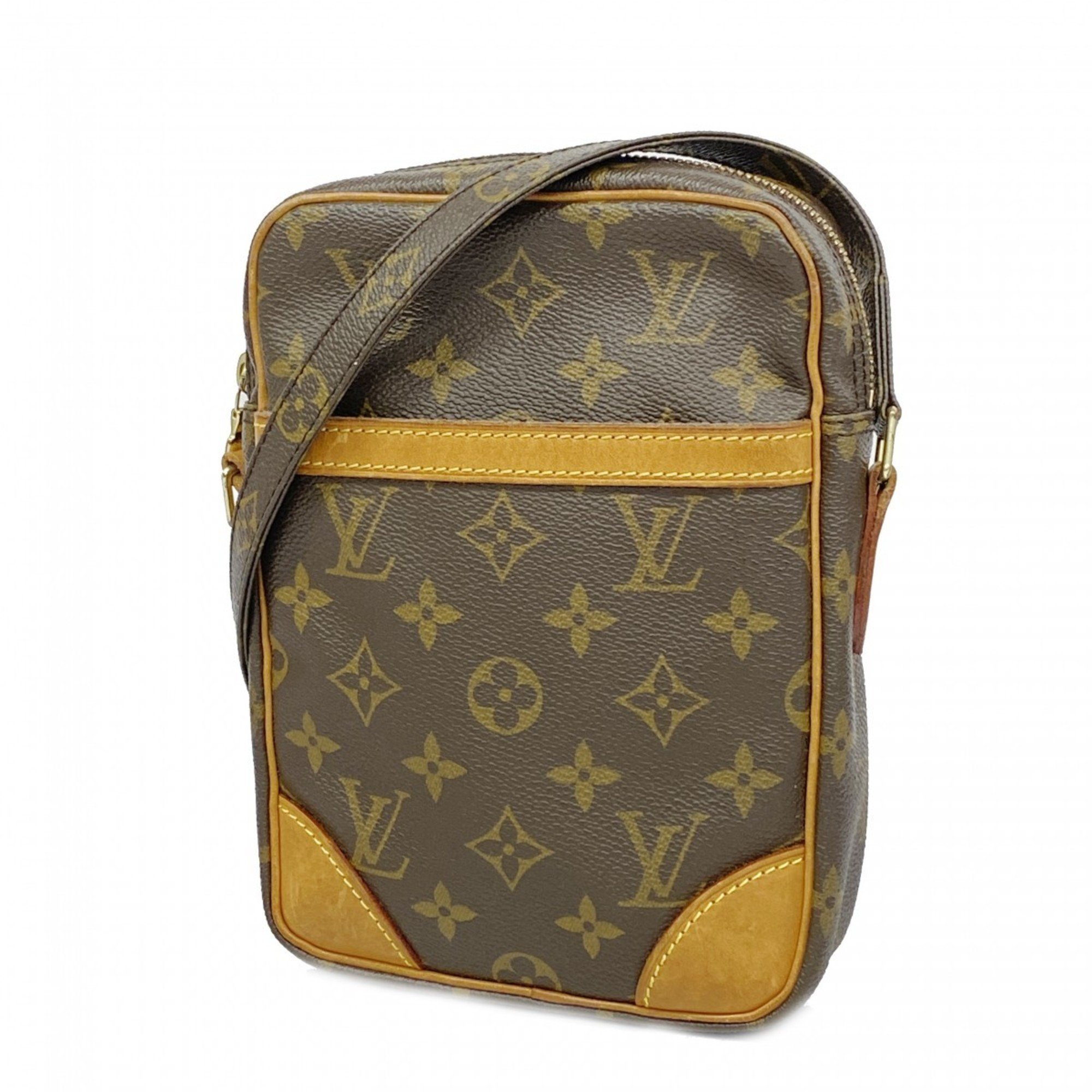 Louis Vuitton Shoulder Bag Monogram Danube M45266 Brown Ladies