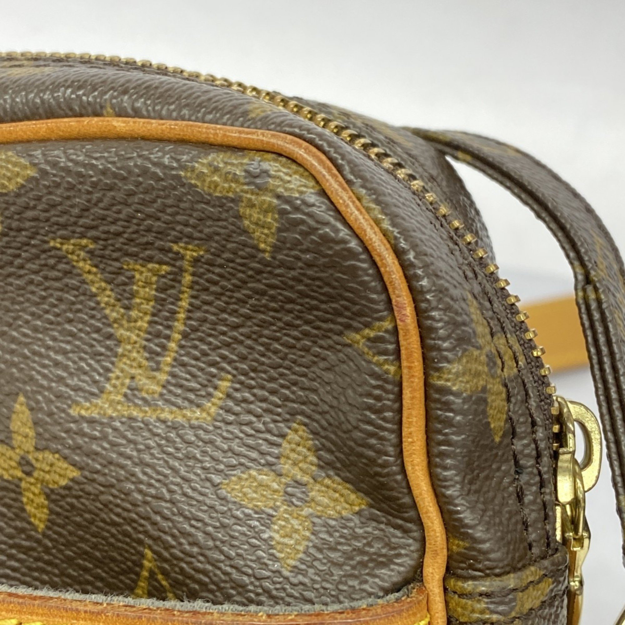 Louis Vuitton Shoulder Bag Monogram Danube M45266 Brown Ladies