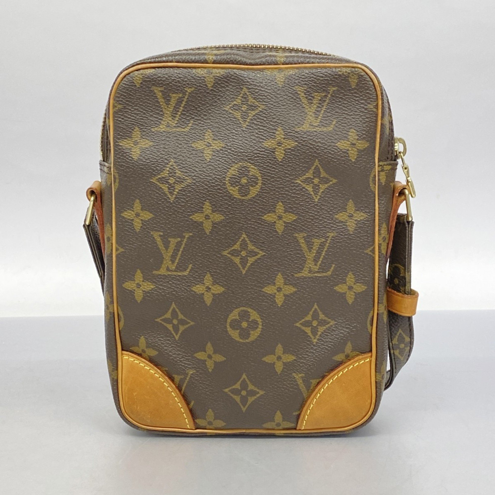 Louis Vuitton Shoulder Bag Monogram Danube M45266 Brown Ladies