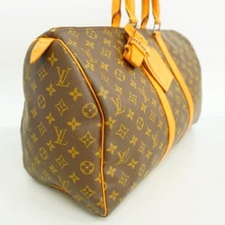 Louis Vuitton Boston Bag Monogram Keepall 45 M41428 Brown Men's Women's