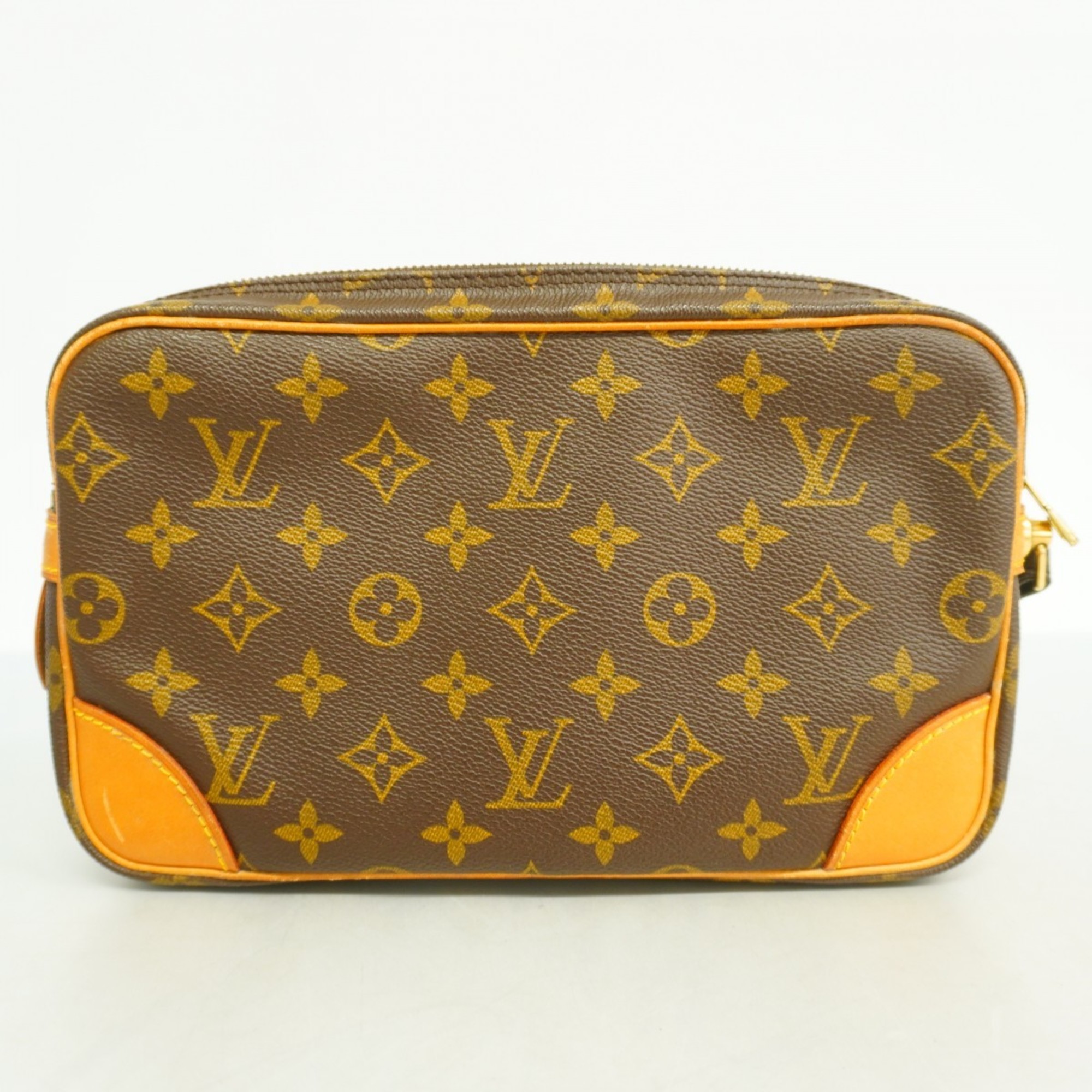 Louis Vuitton Clutch Bag Monogram Marly Dragonne GM M51825 Brown Men's