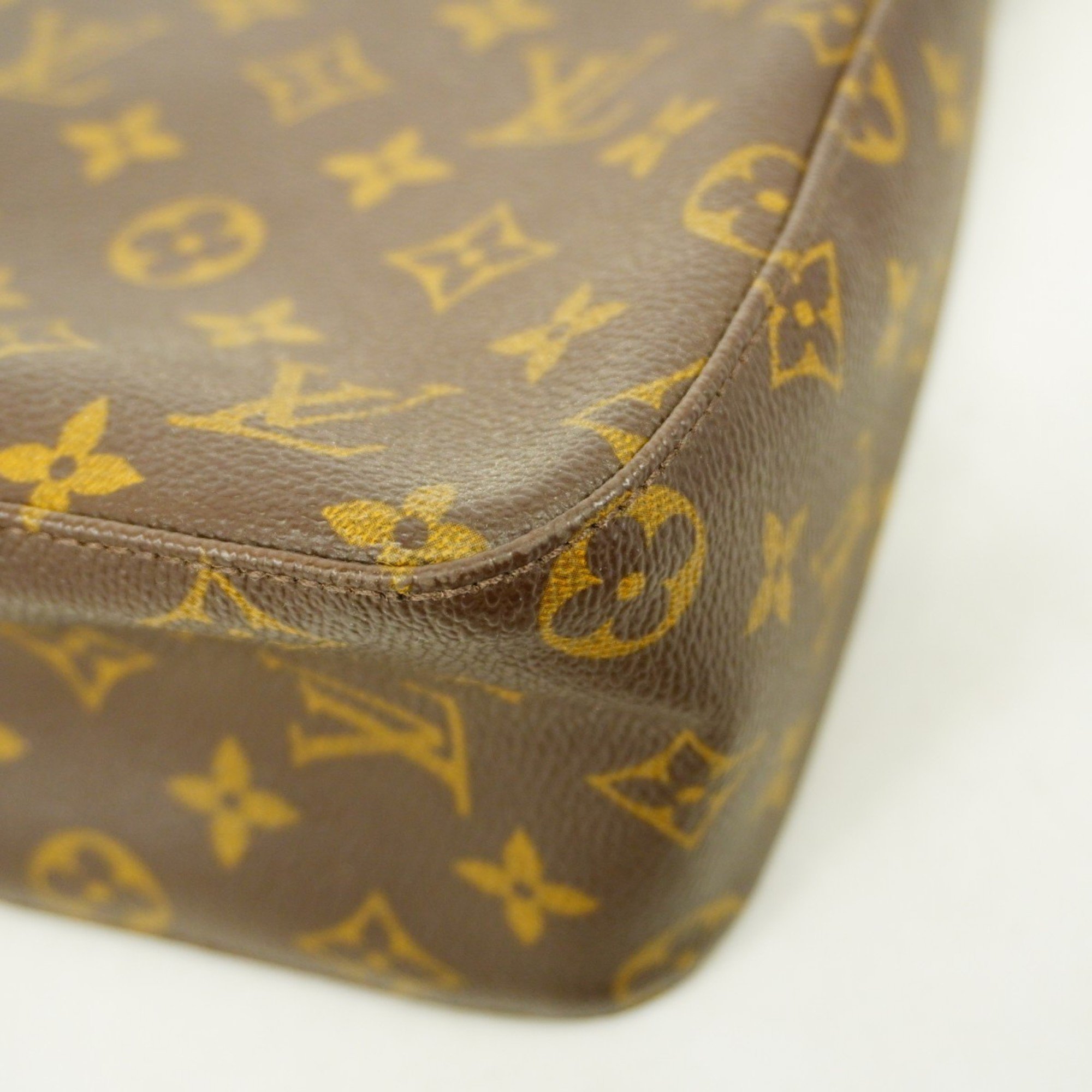 Louis Vuitton Shoulder Bag Monogram Looping MM M51146 Brown Women's