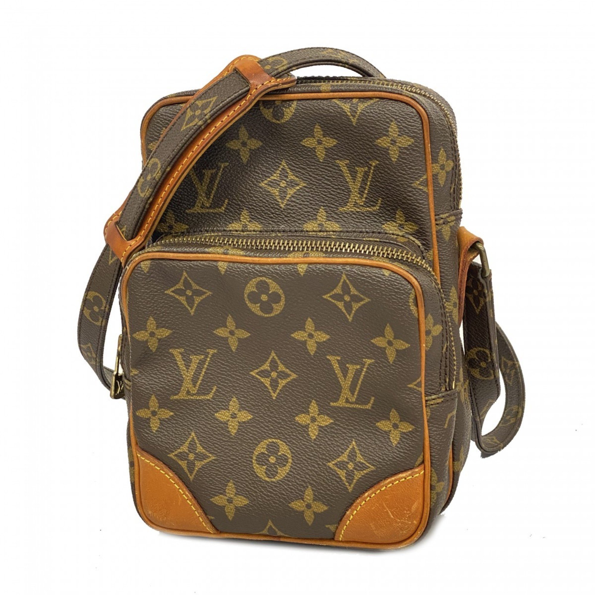 Louis Vuitton Shoulder Bag Monogram Amazon M45236 Brown Ladies