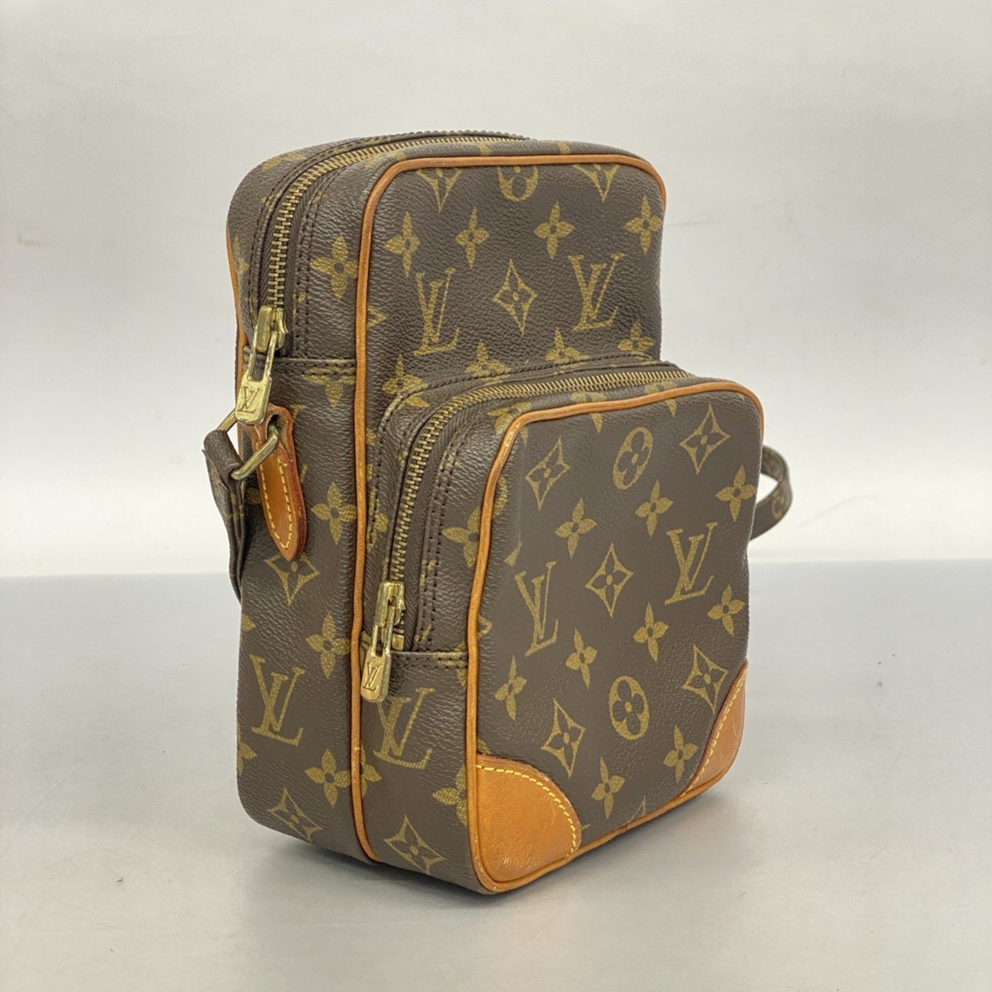 Louis Vuitton Shoulder Bag Monogram Amazon M45236 Brown Ladies