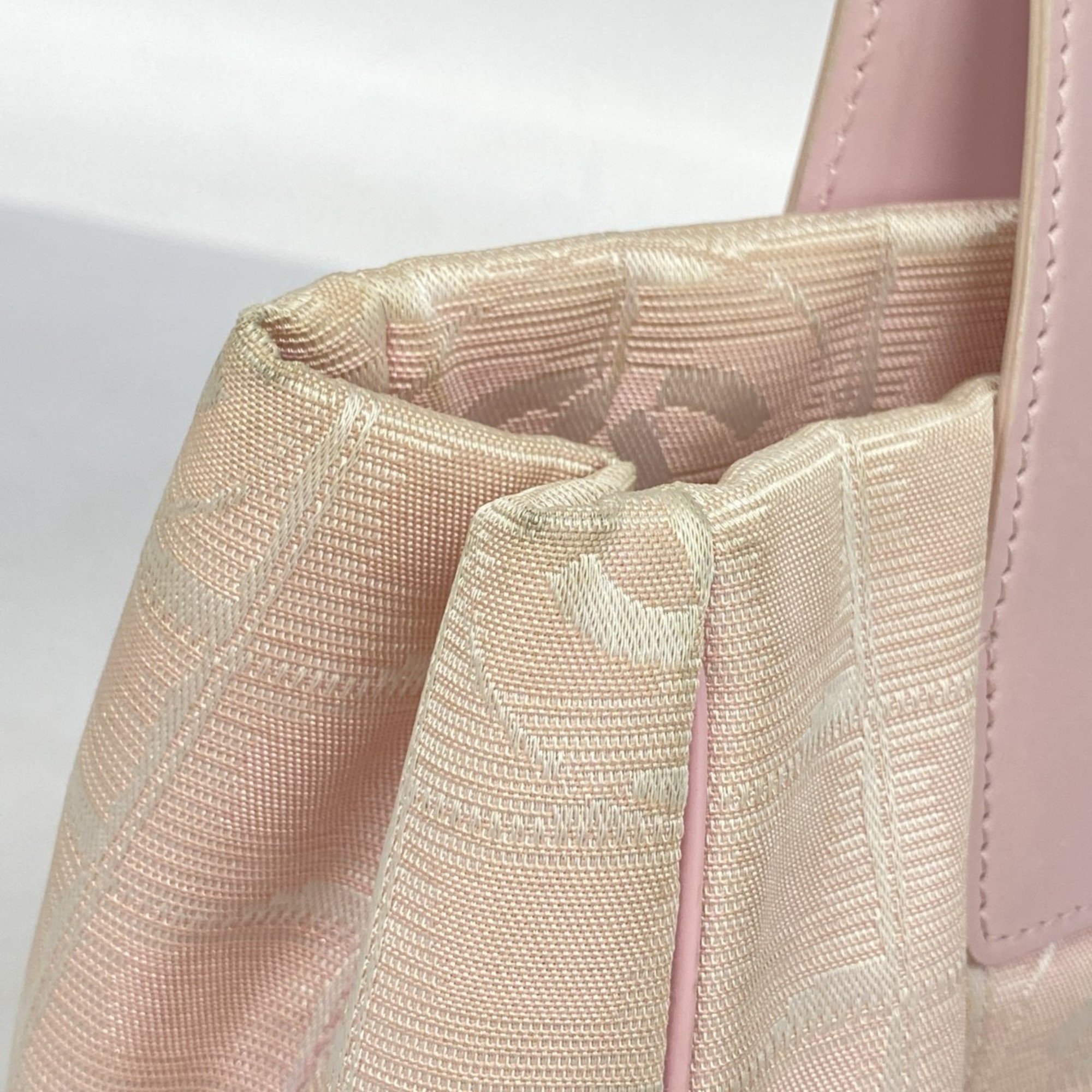 Chanel Tote Bag New Travel Nylon Pink Champagne Ladies