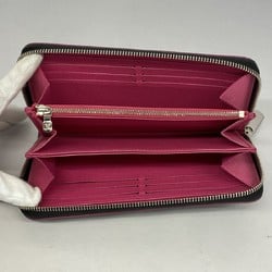 Louis Vuitton Long Wallet Epi Zippy M64838 Noir Hot Pink Ladies