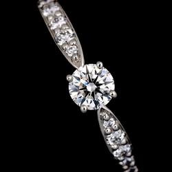 Tiffany & Co. Harmony size 10.5 ring, diamond 0.22ct H/VVS2/3EX Pt platinum ring Diamond Ring