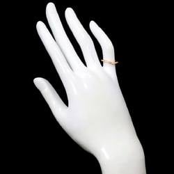 Cartier Ballerina Curve #46 Ring Half Diamond K18 PG Pink Gold 750 Ballerine