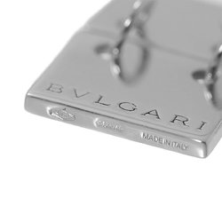 BVLGARI Memo Charm K18 WG White Gold 750 Pendant Top