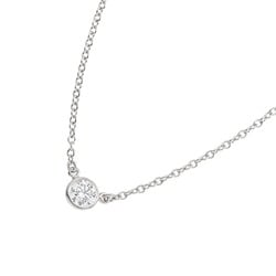 Tiffany & Co. By the Yard Diamond Necklace 40cm Pt Platinum The