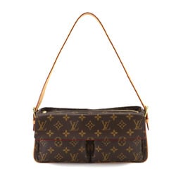 Louis Vuitton Monogram Viva Cite MM Shoulder Bag Brown M51164 Gold Hardware