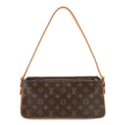 Louis Vuitton Monogram Viva Cite MM Shoulder Bag Brown M51164 Gold Hardware