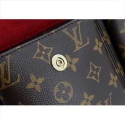 Louis Vuitton Monogram Viva Cite MM Shoulder Bag Brown M51164 Gold Hardware