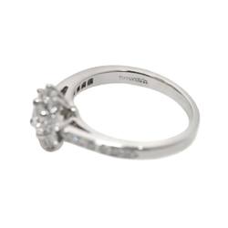 Tiffany & Co. Flora size 8 ring, diamond, platinum, flower Diamond Ring