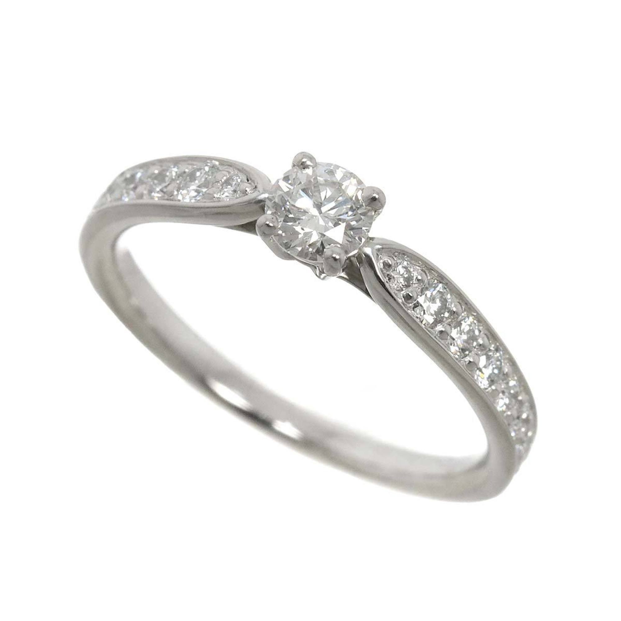 Tiffany & Co. Harmony Diamond 0.20ct H/VS1/3EX Size 7 Ring Pt Platinum