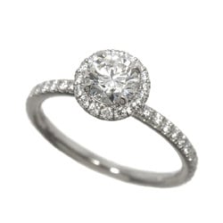 Harry Winston HARRY WINSTON Round Micro Pavé Diamond 0.54ct E/VVS2/3EX Size 6 Ring Pt Platinum HW