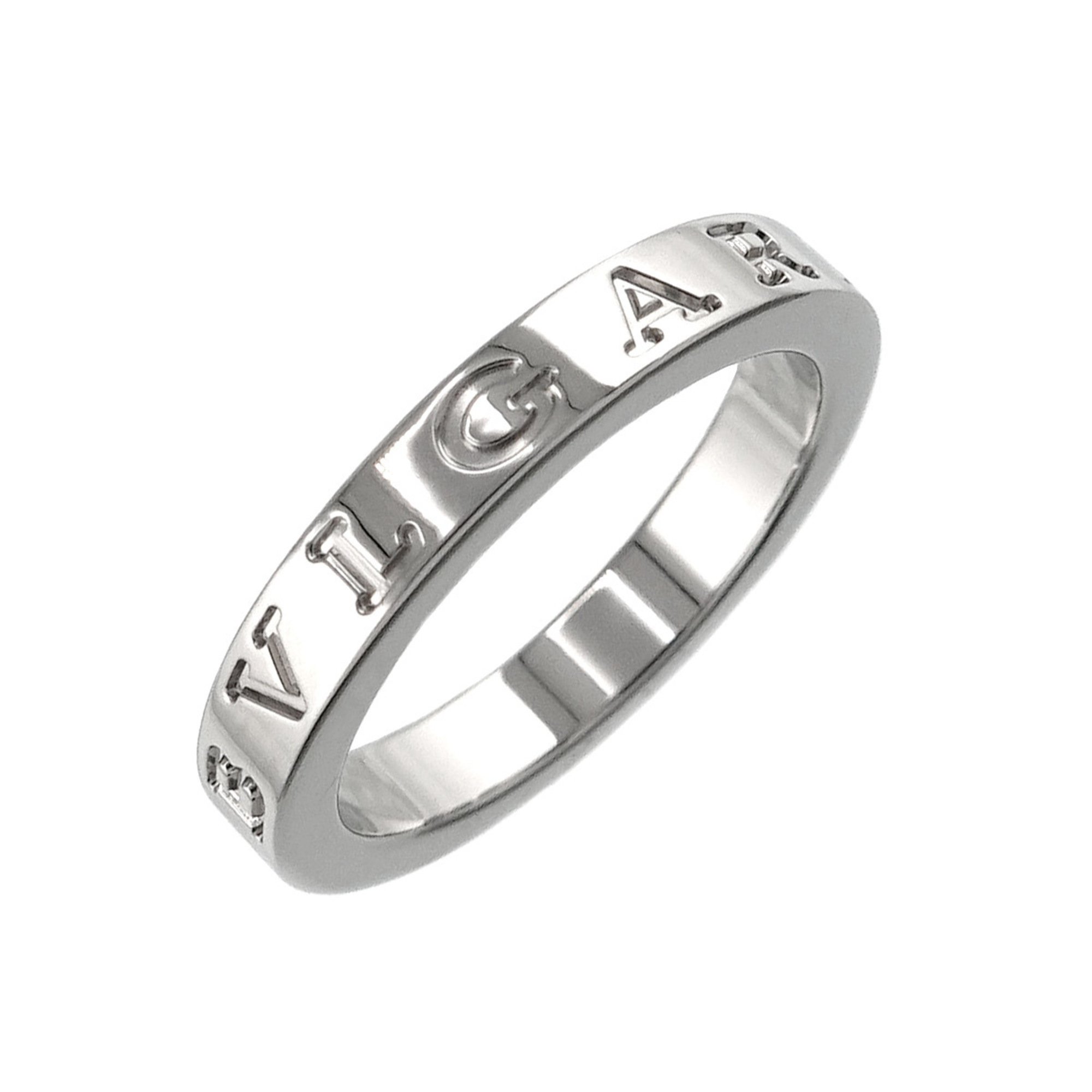 BVLGARI Double #47 Ring Pt Platinum