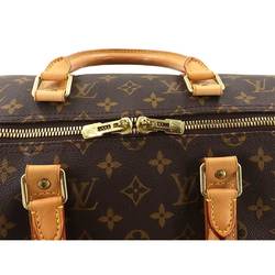 Louis Vuitton Monogram Keepall 50 Boston Bag Brown M41426