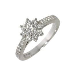 Tiffany & Co. Flora size 8 ring, diamond, platinum, flower Diamond Ring