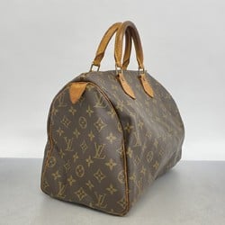 Louis Vuitton Handbag Monogram Speedy 30 M41108 Brown Ladies