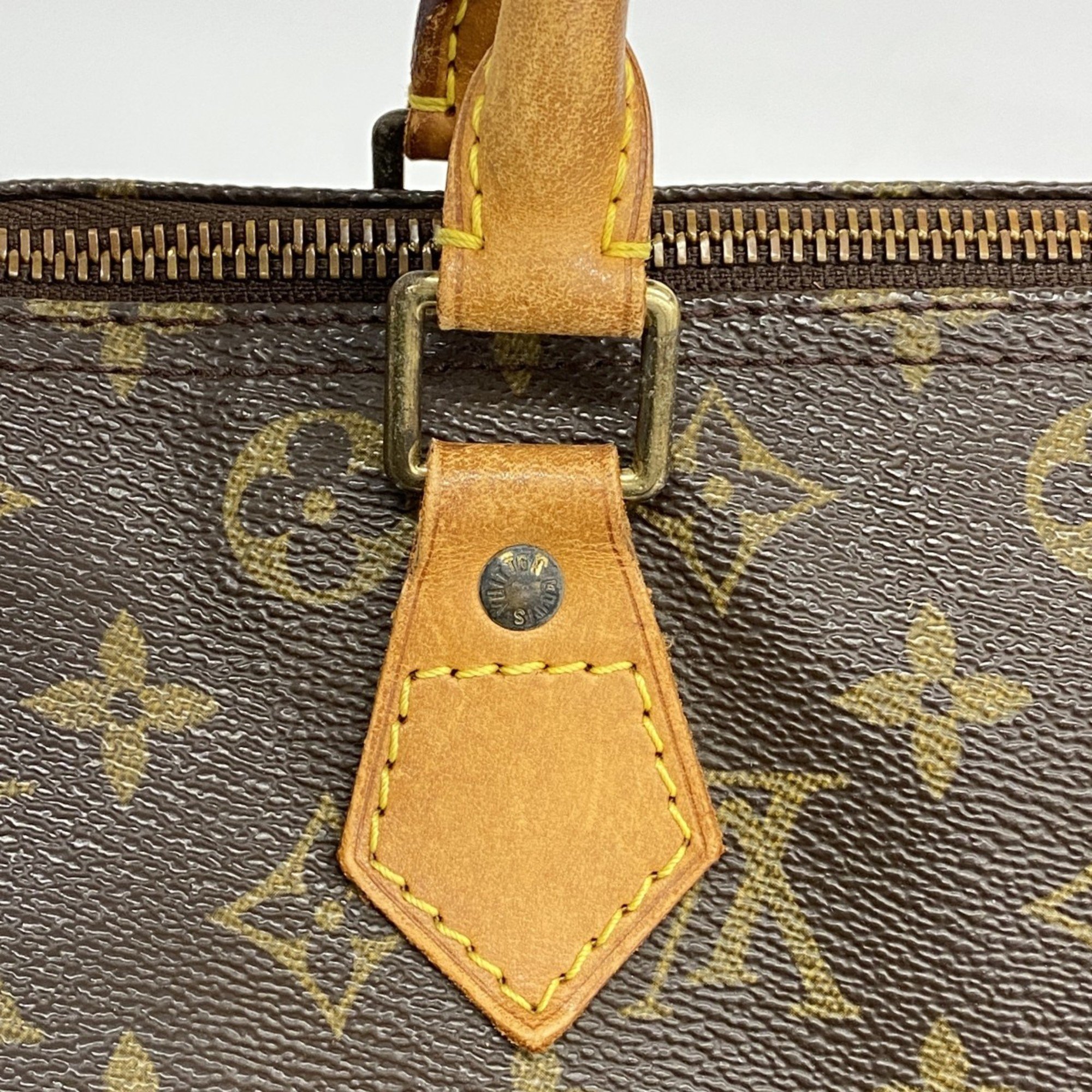 Louis Vuitton Handbag Monogram Speedy 30 M41108 Brown Ladies