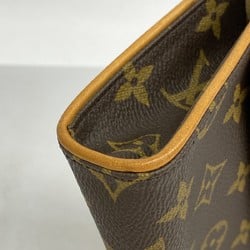 Louis Vuitton Waist Bag Monogram Pochette Florentine M51855 Brown Women's