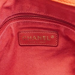 Chanel Shoulder Bag Matelasse Chain Caviar Skin Red Women's