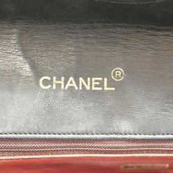 Chanel Shoulder Bag Matelasse Chain Lambskin Black Women's