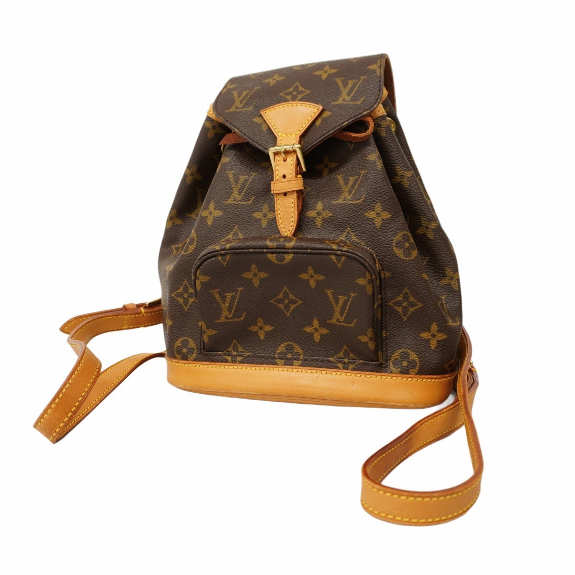 Louis Vuitton Backpack Daypack Monogram Montsouris M51137 Brown Women's